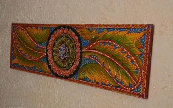 BK Exports Wooden Hand Painted Wall Decor & Hanging For Home - Wooden, Pack of1